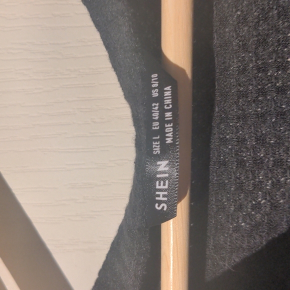 SHEIN - NWOT black button-up shirt - Picture 5 of 6